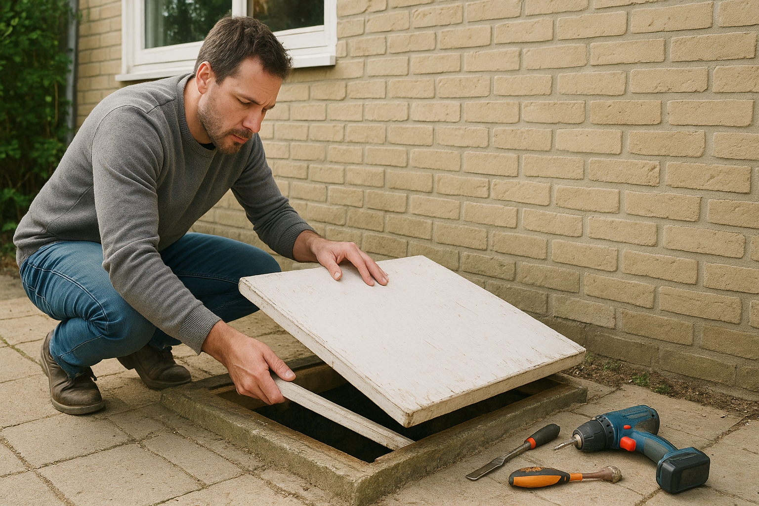 Foto bij Kruipluik vervangen: signalen dat het tijd is voor renovatie
